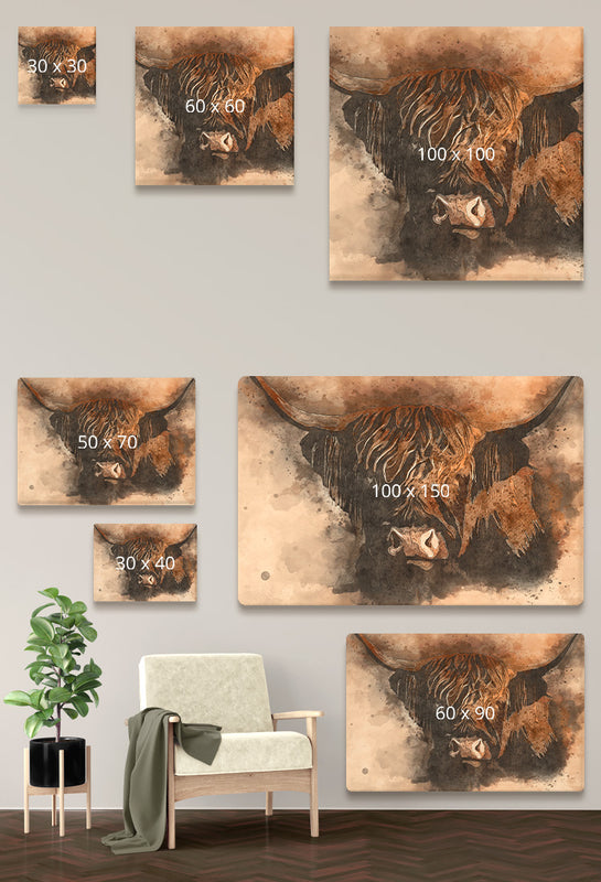 Zie hier alle informatie over dit werk aan de muur op canvas