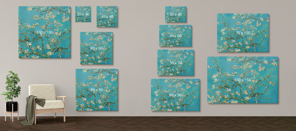 Bekijk hier alle Amandelbloesem schilderijen op canvas