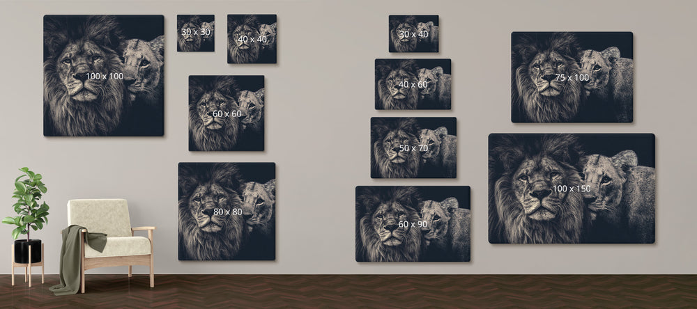 Bekijk hier de verschillende leeuwen schilderijen 