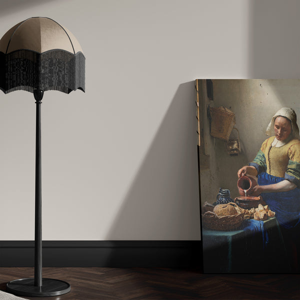 Hier zie je het Melkmeisje van Vermeer 