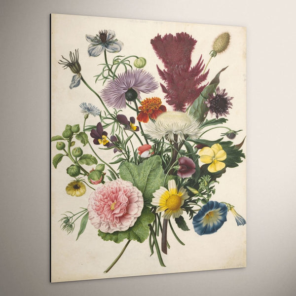 Bloemen schilderij aluminium dibond