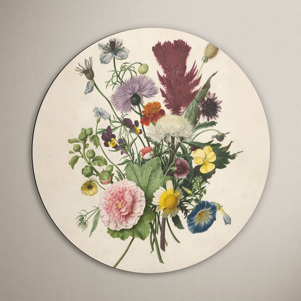 Bloemen muurcirkel