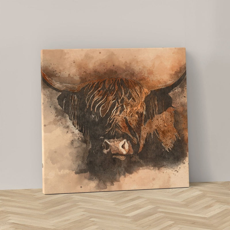 Een ander formaat? Precisie maatwerk is altijd mogelijk. Zo zie je hier het canvas in het vierkant.