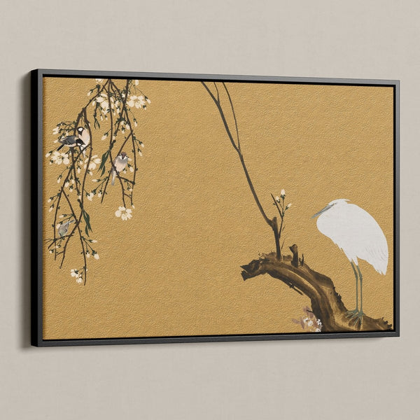 Dazzling golden hour op canvas met lijst