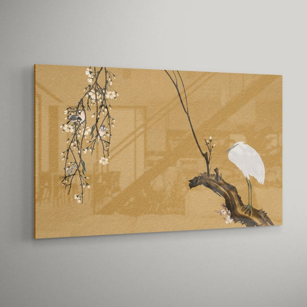Dazzling golden hour plexiglas schilderij met heel veel goud
