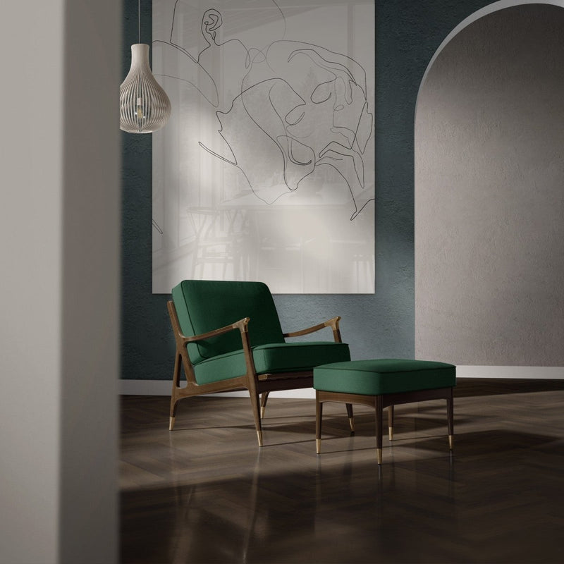 Plexiglas schilderij beige wit zwart lijntekening kunstwerk van Kontoer design