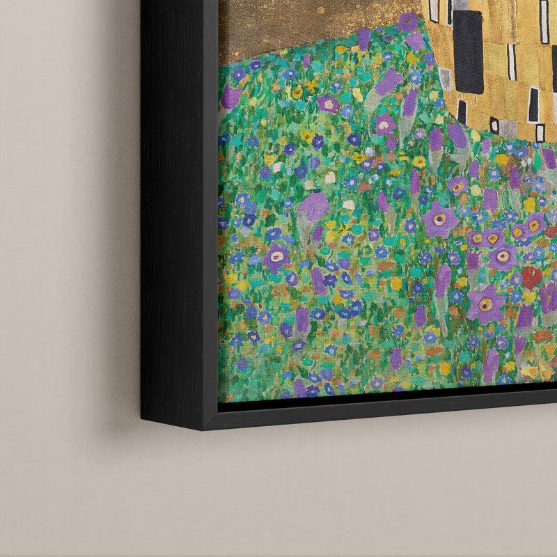 Dit is de lijst die om het canvas heen komt, we noemen dit ook wel een baklijst. Deze lijst komt dus om De kus van Gustav Klimt heen. 
