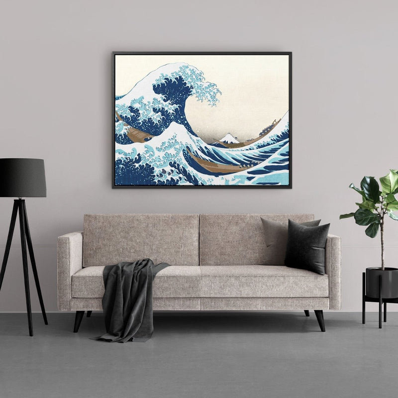 japanse kunst van de grote golf van kanagawa door Japanse kunstenaar Hokusai