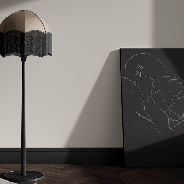Zwart wit canvas