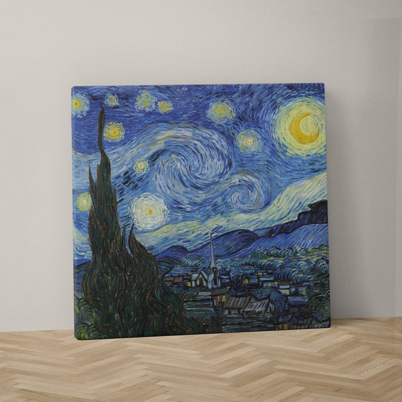 Ook in het vierkant is de Sterrennacht, ook wel Starry night erg mooi