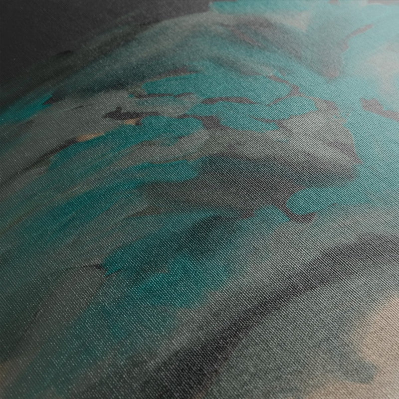 Op deze afbeelding zie je een close up van het canvas schilderij 