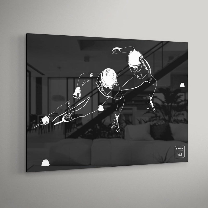 KNSB geschenk op plexiglas