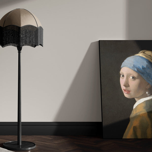 Meisje met parel canvas