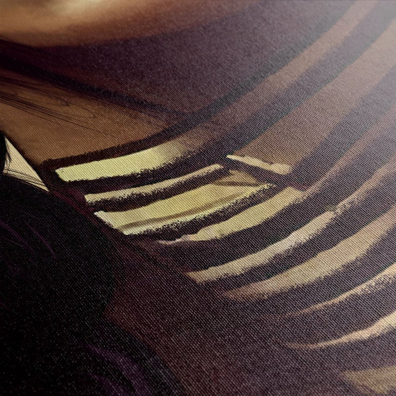 Detail van het indiaan schilderij