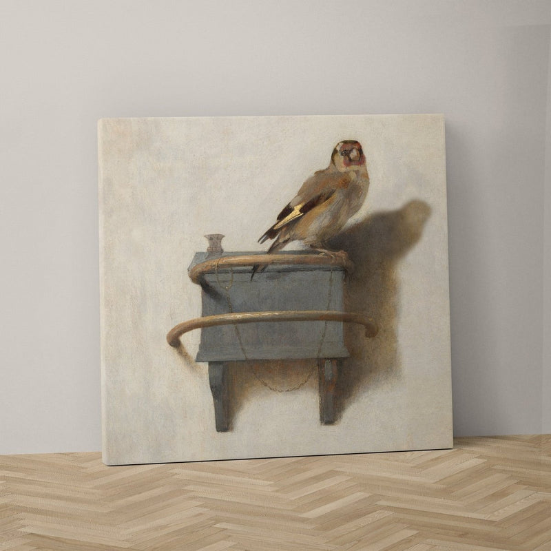 Ook andere verhoudingen van het Puttertje zijn mogelijk, zoals het Puttertje op canvas in het vierkant. 