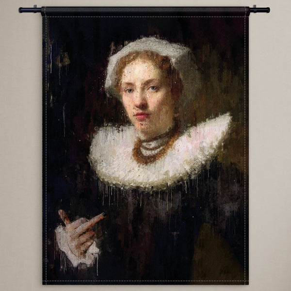 Renaissance rebel op wandkleed