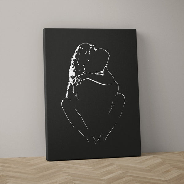 Naakt schilderij canvas