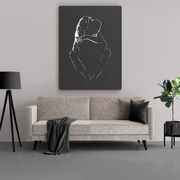 Groot naakt schilderij
