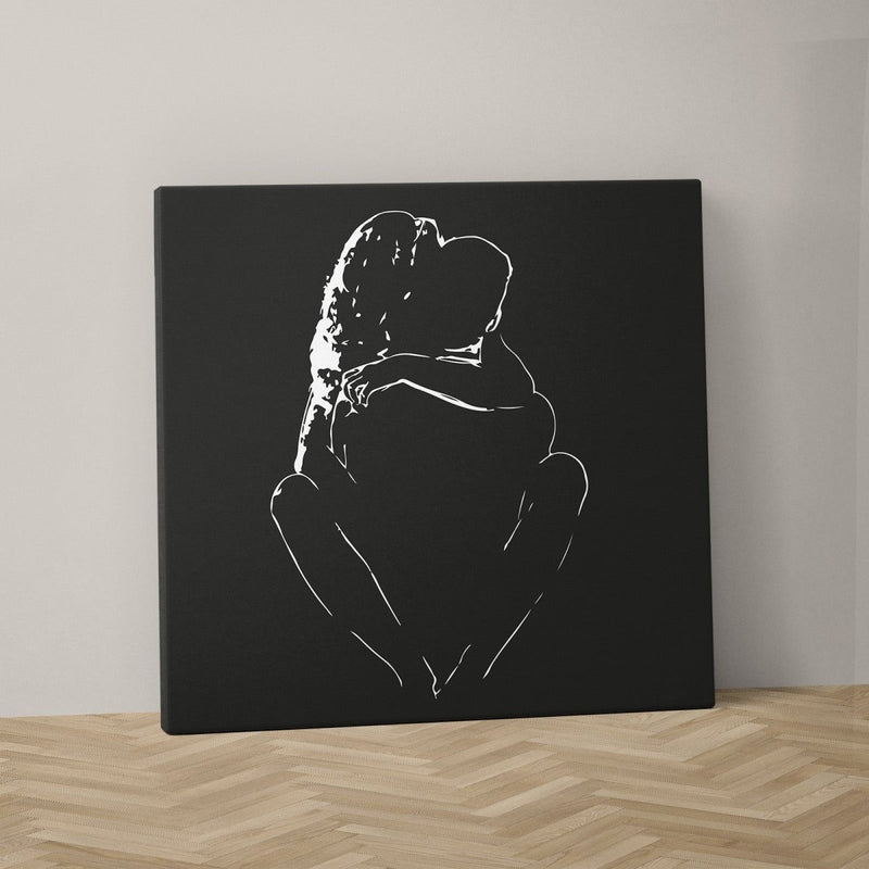 Lijntekening man en vrouw