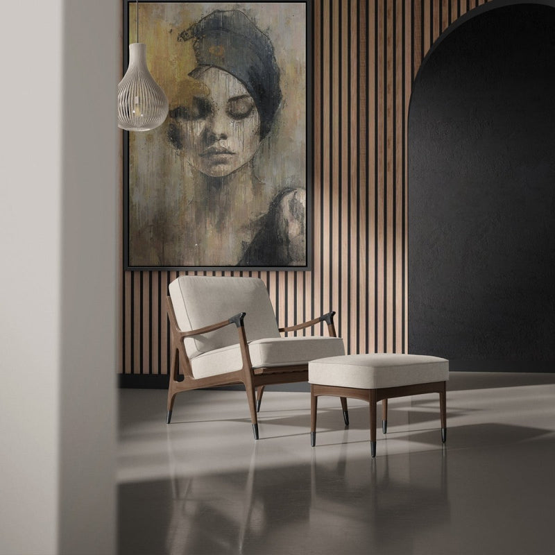 Één van de mooiste canvas schilderijen in lijst uit de schilderijen collectie van Kontoer design; Sour times. De zwarte baklijst zorgt voor een hoog afwerkingsniveau en een verzorgd geheel. 